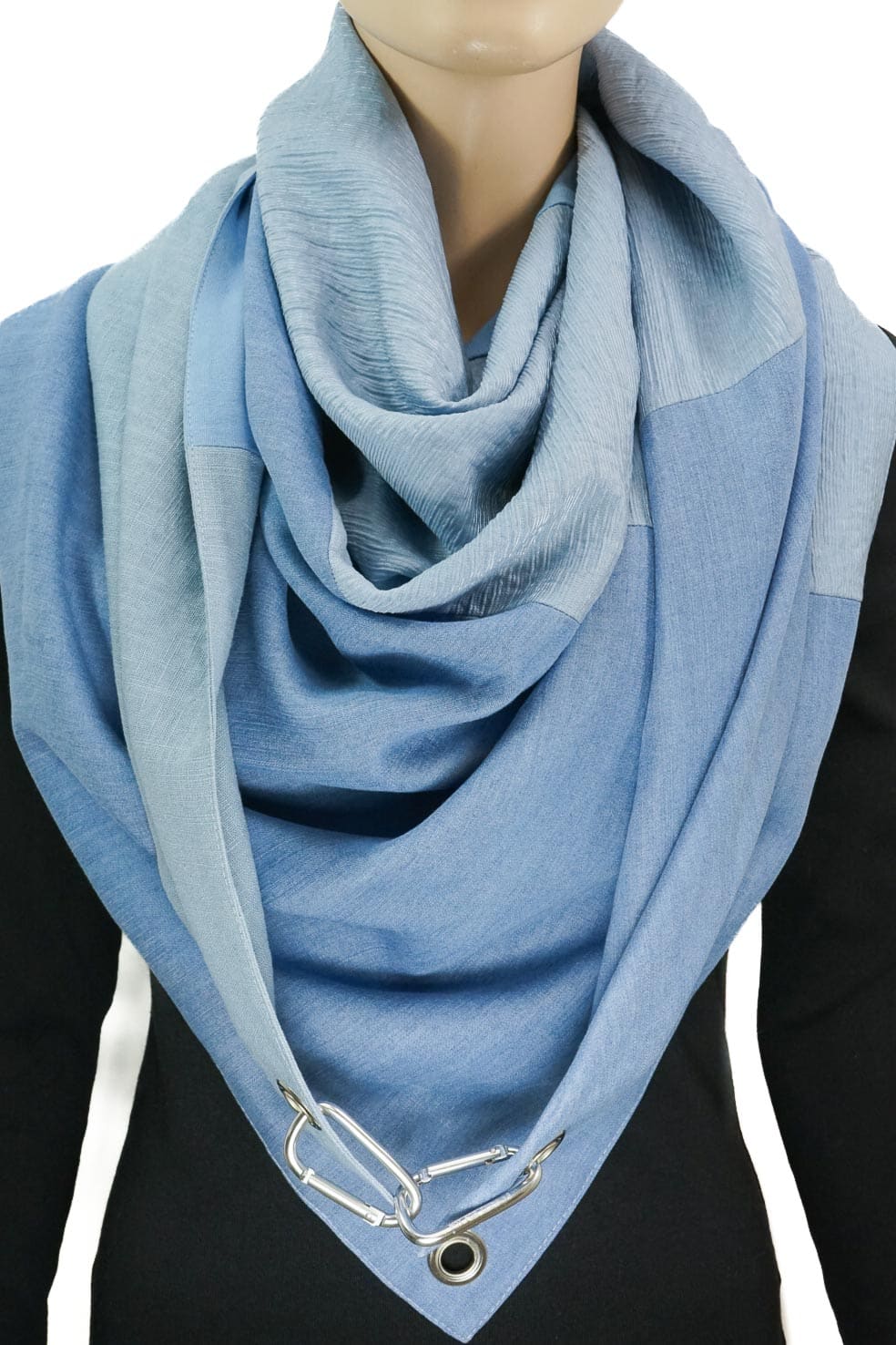 Karabinertuch Ice Blue