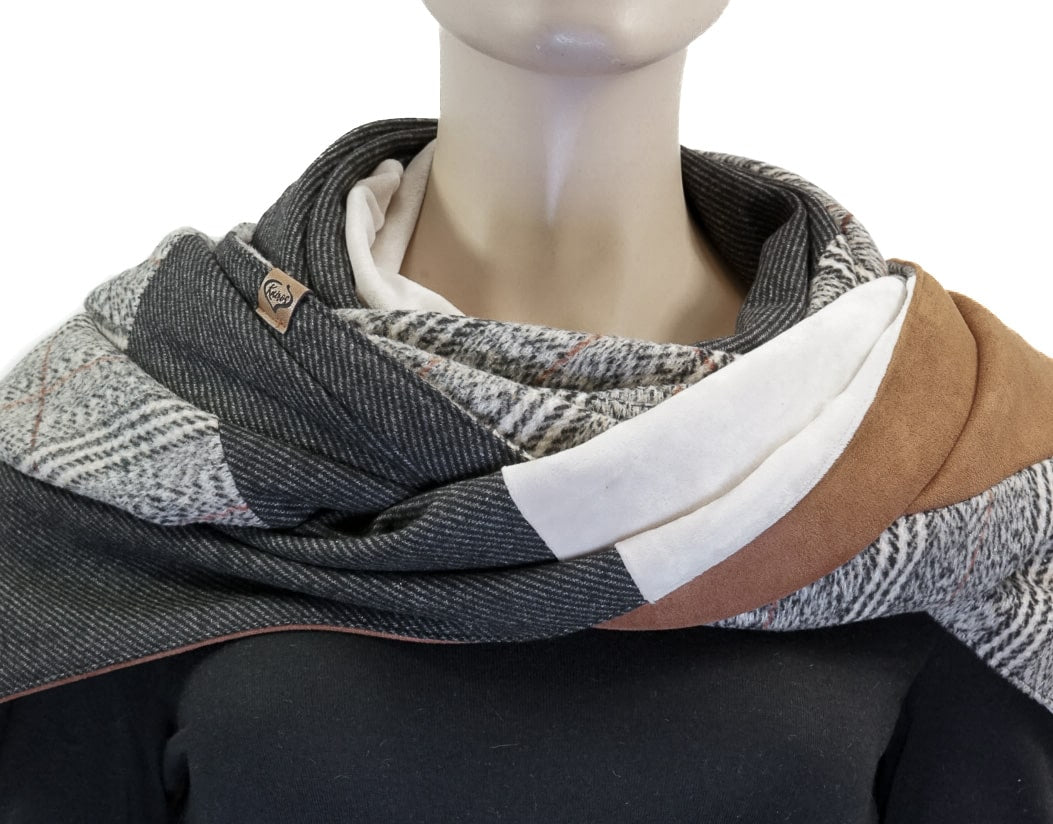 Karabinertuch URBAN CHECK, modernes Karo in Flanelloptik