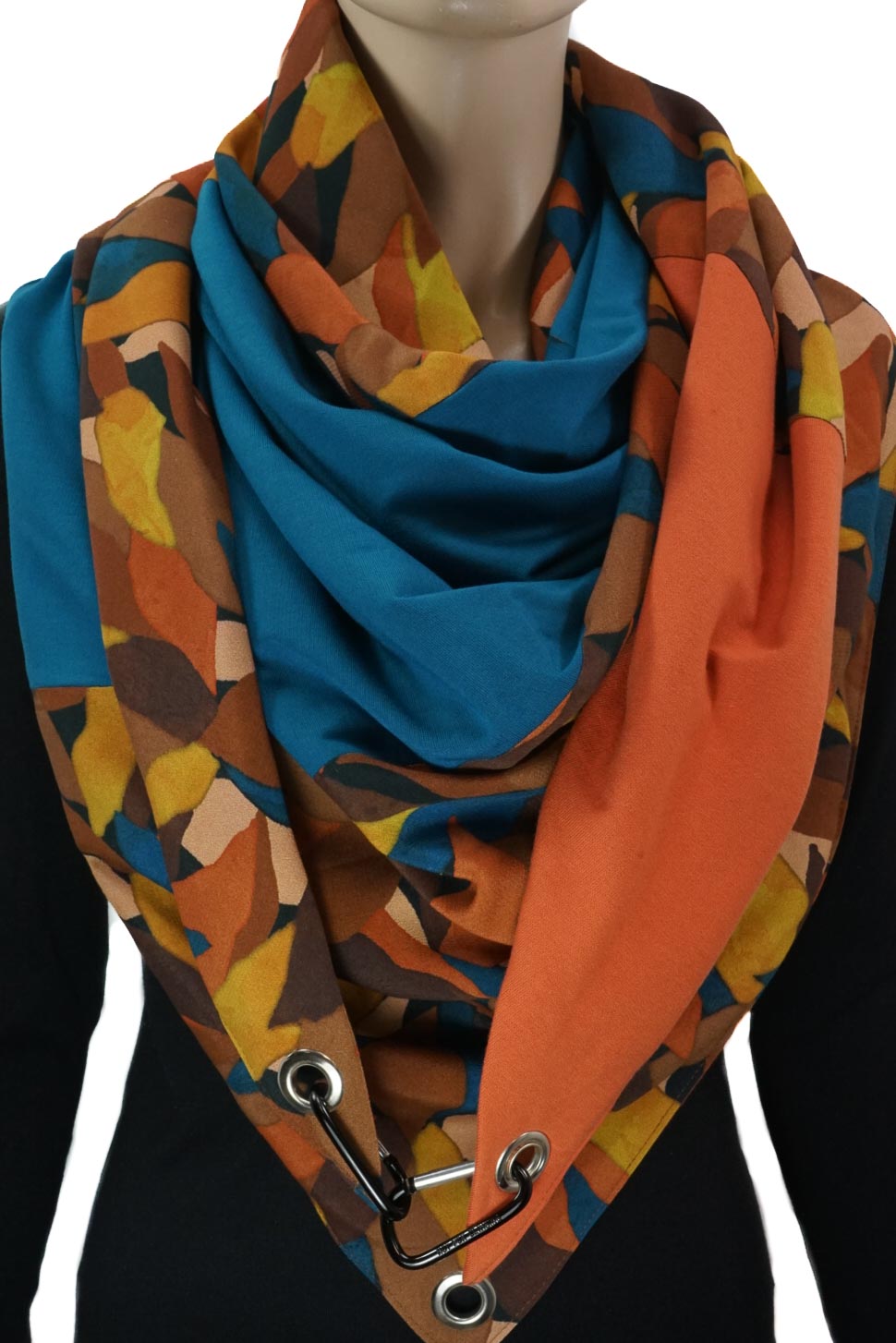 Karabinertuch HERBSTLAUB ORANGE
