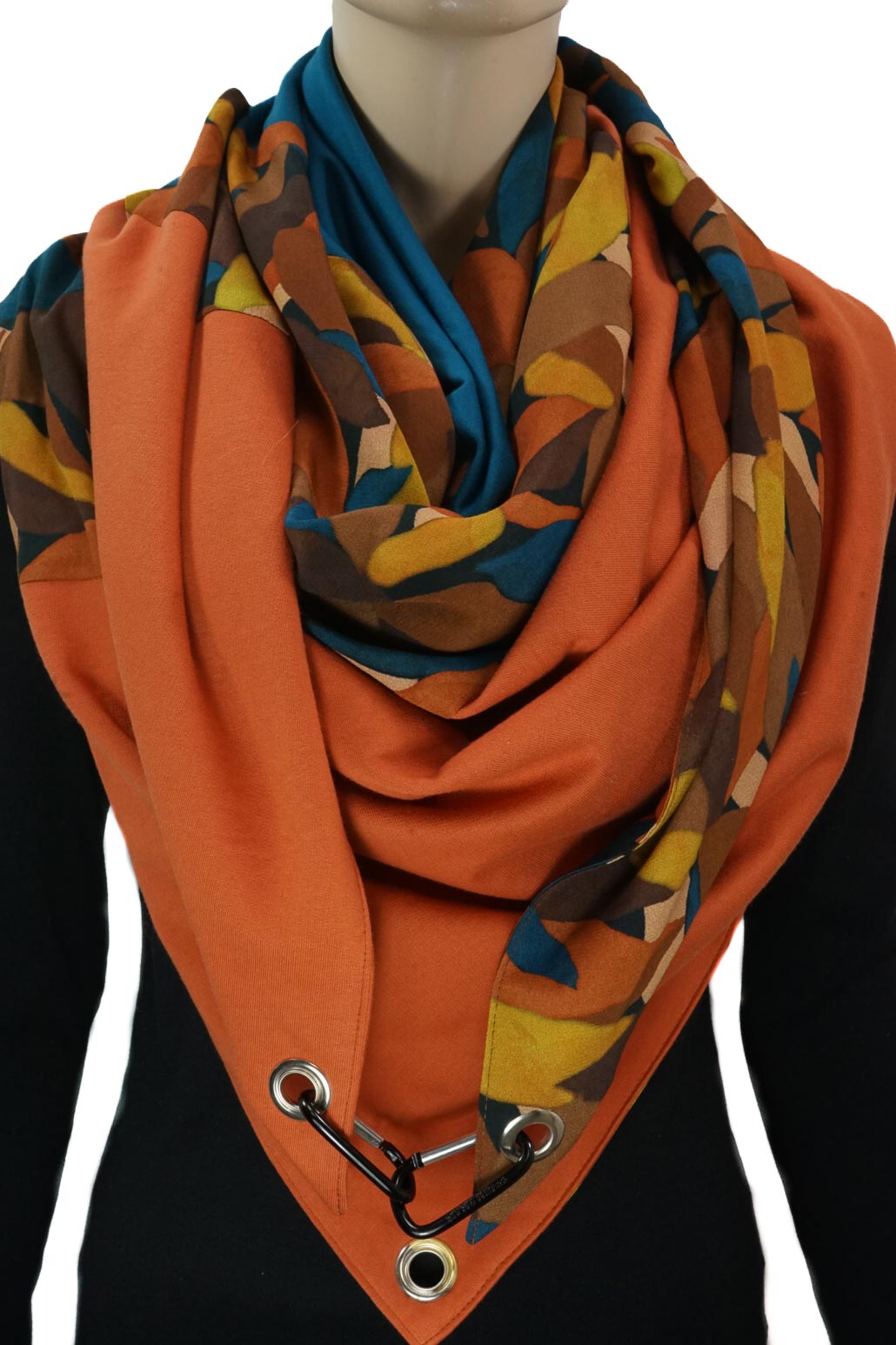 Karabinertuch HERBSTLAUB ORANGE