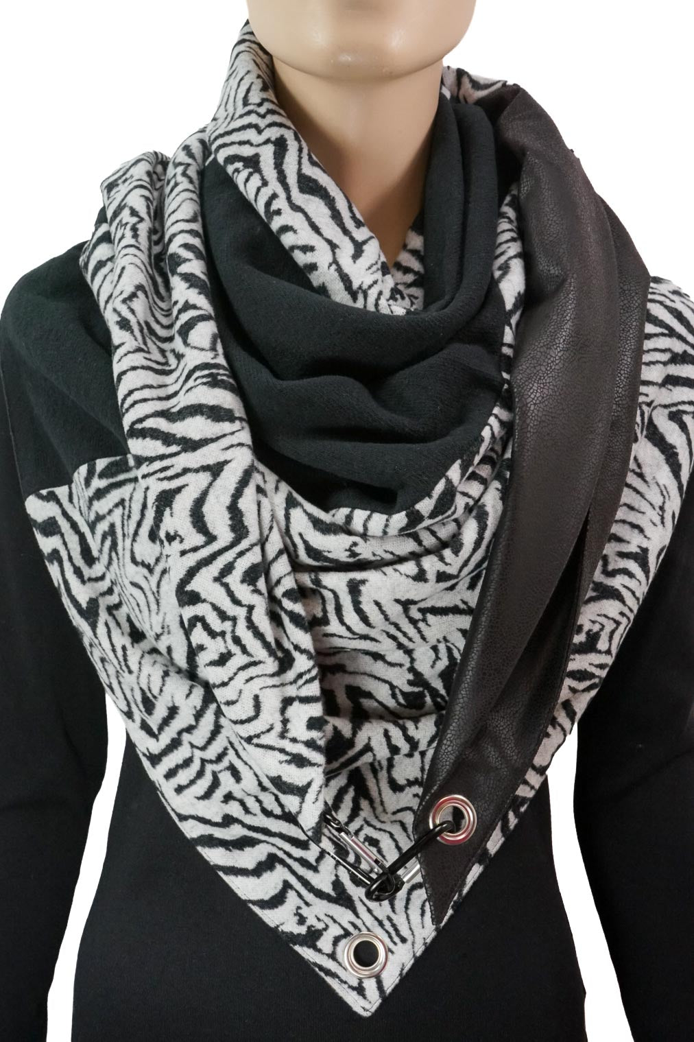 Karabinertuch TIGER SCHWARZ