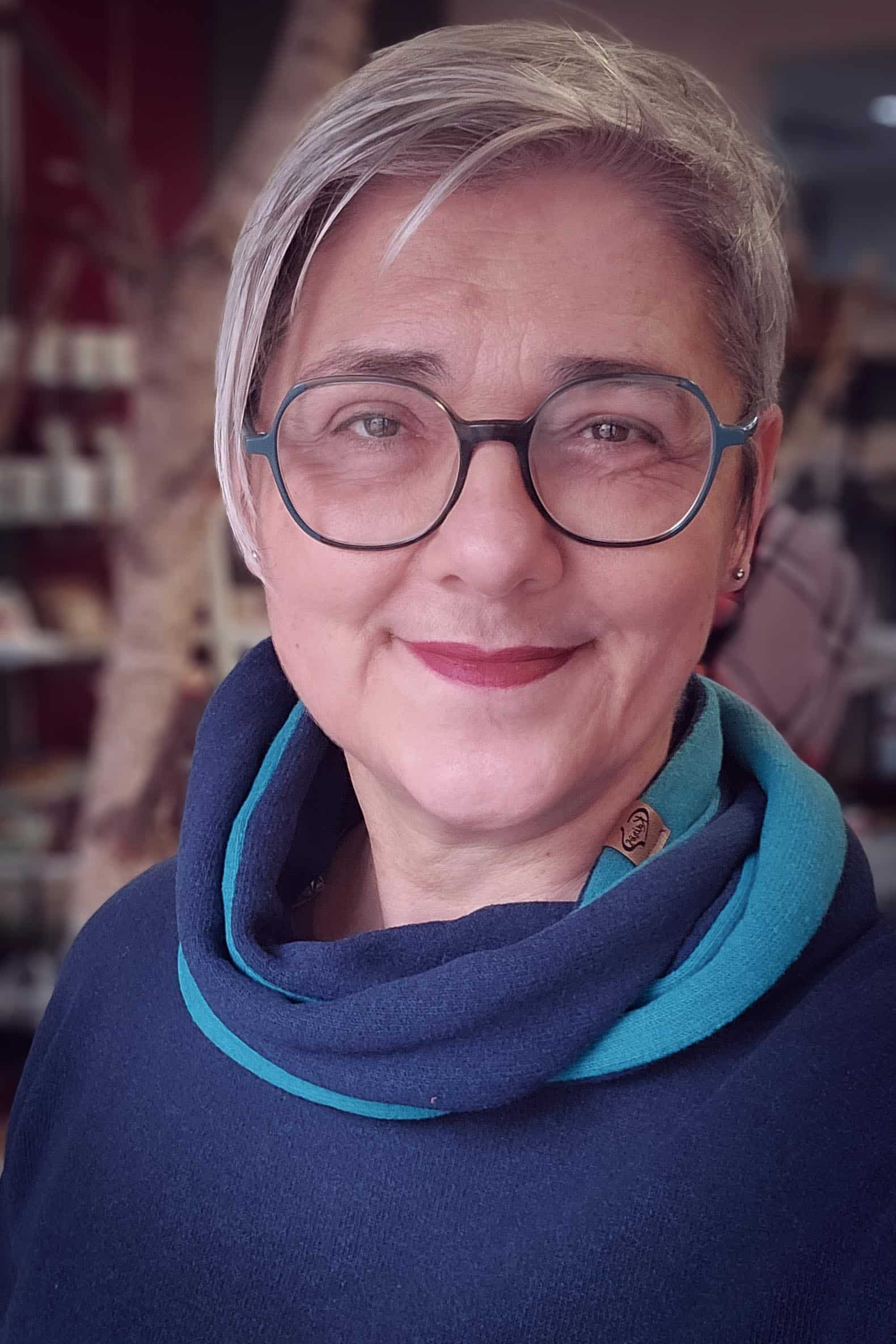 Multi-Wickelschal | Strickstoff | 2-farbig | Farbkombi frei wählbar