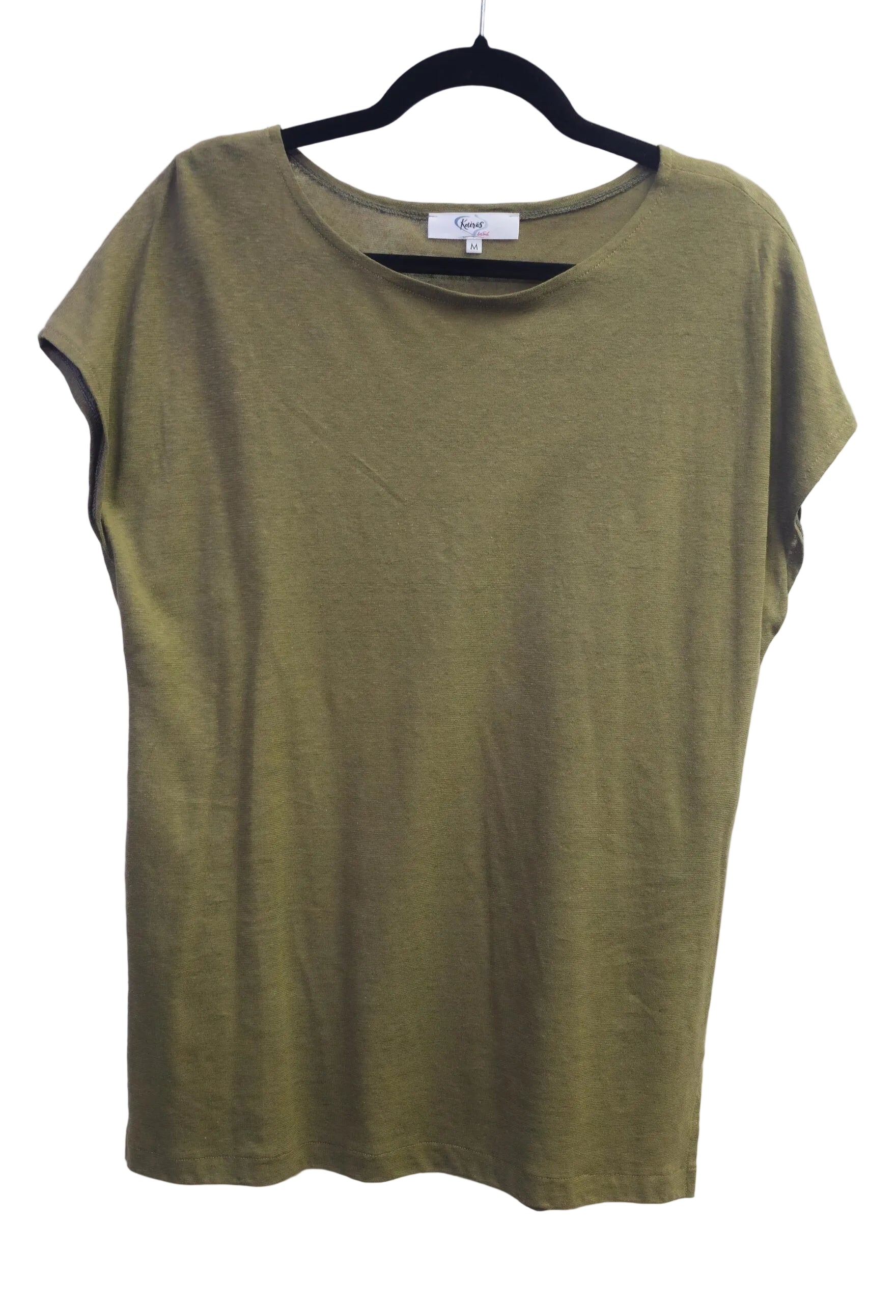 Shirt_FRANCA_Leinen/Baumwoll Strick_kurzarm