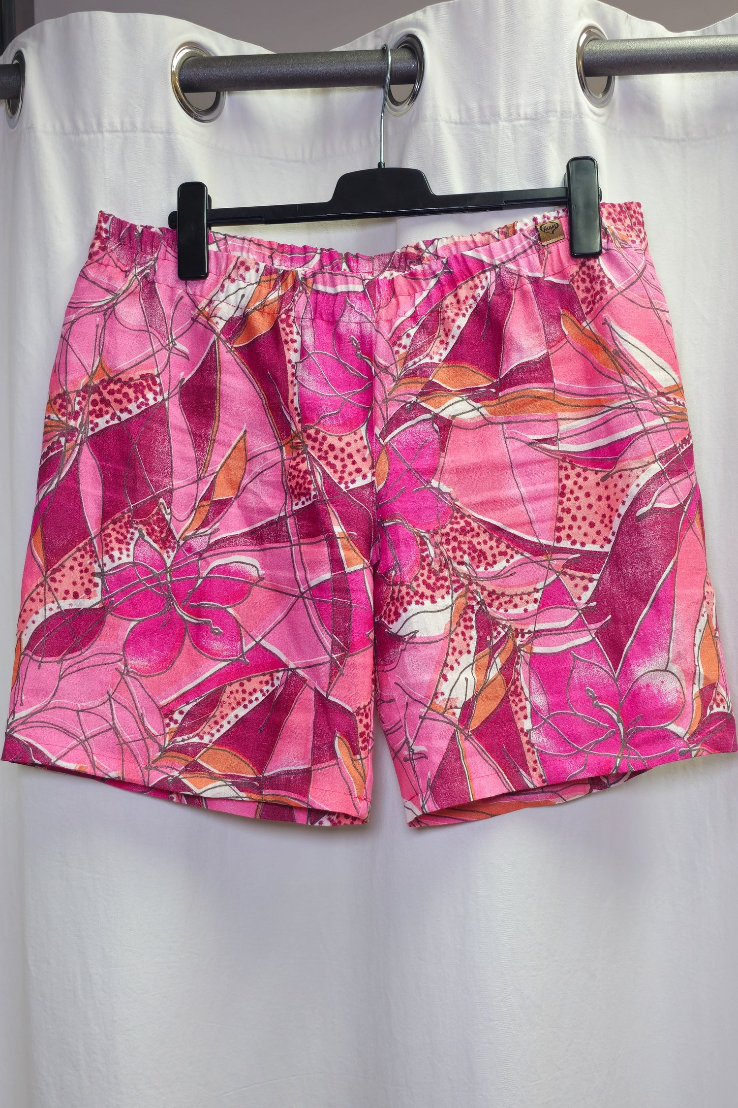 Top FRANCA HIBISCUS | 100 % Leinen | pink floral