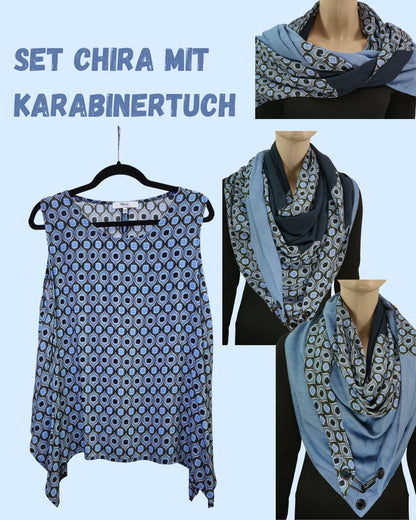 Set CHIARA mit Karabinertuch