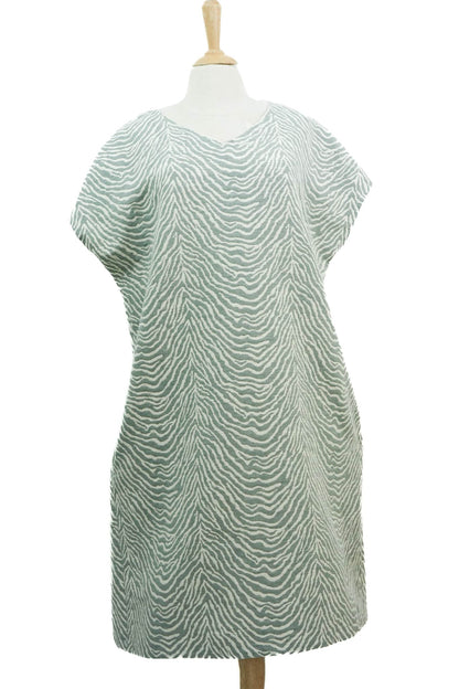 Sommerkleid Zebra, salbeigrün