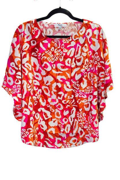 Karabinertuch Leo Orange-Pink-Weiß