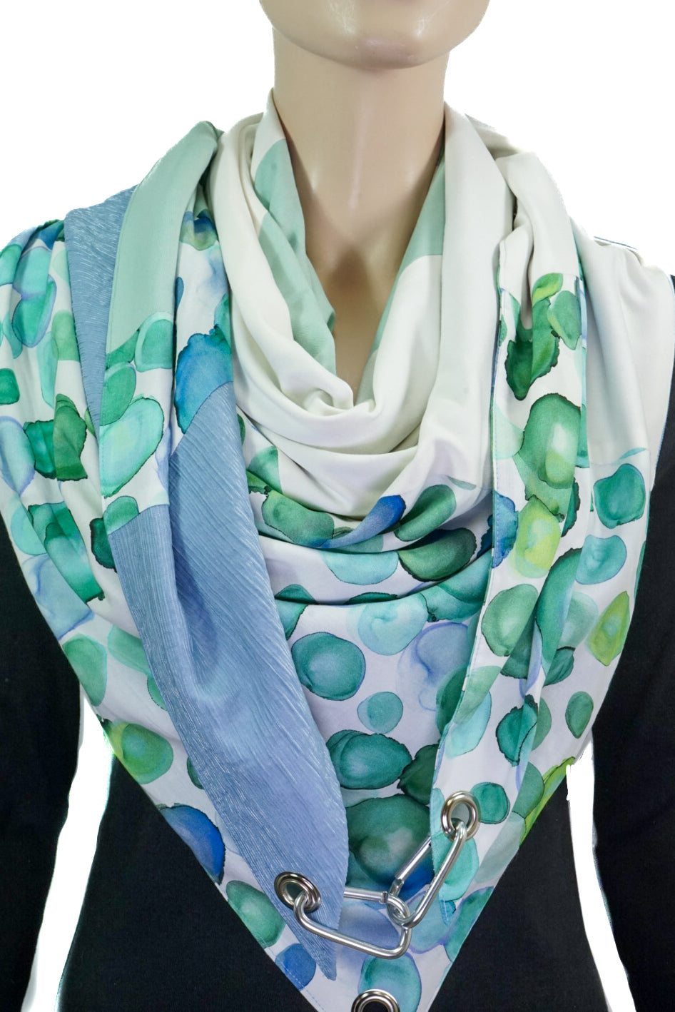 Karabinertuch | WATERDROP | blau