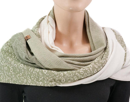 Karabinertuch OLIVE LEO MIX