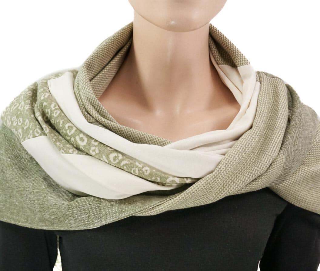 Karabinertuch OLIVE LEO MIX