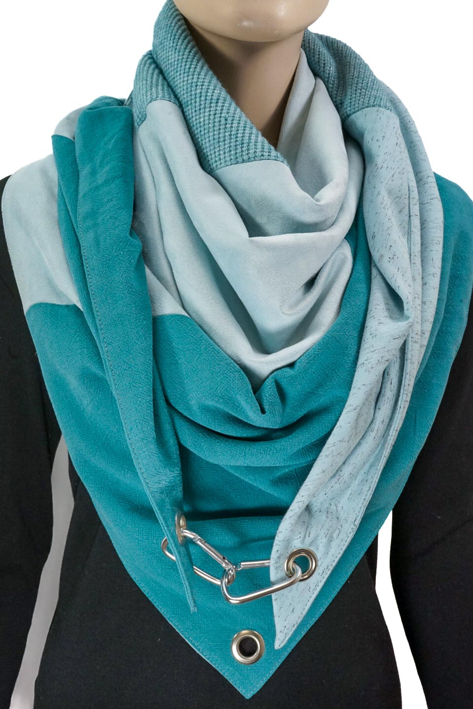Karabinertuch AQUAMARIN