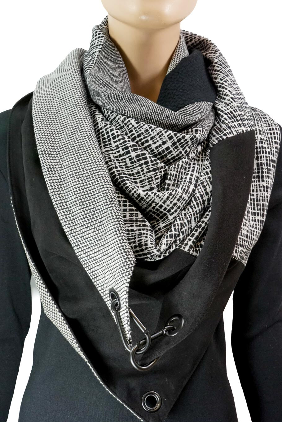 Karabinertuch CROSSLINE BLACK