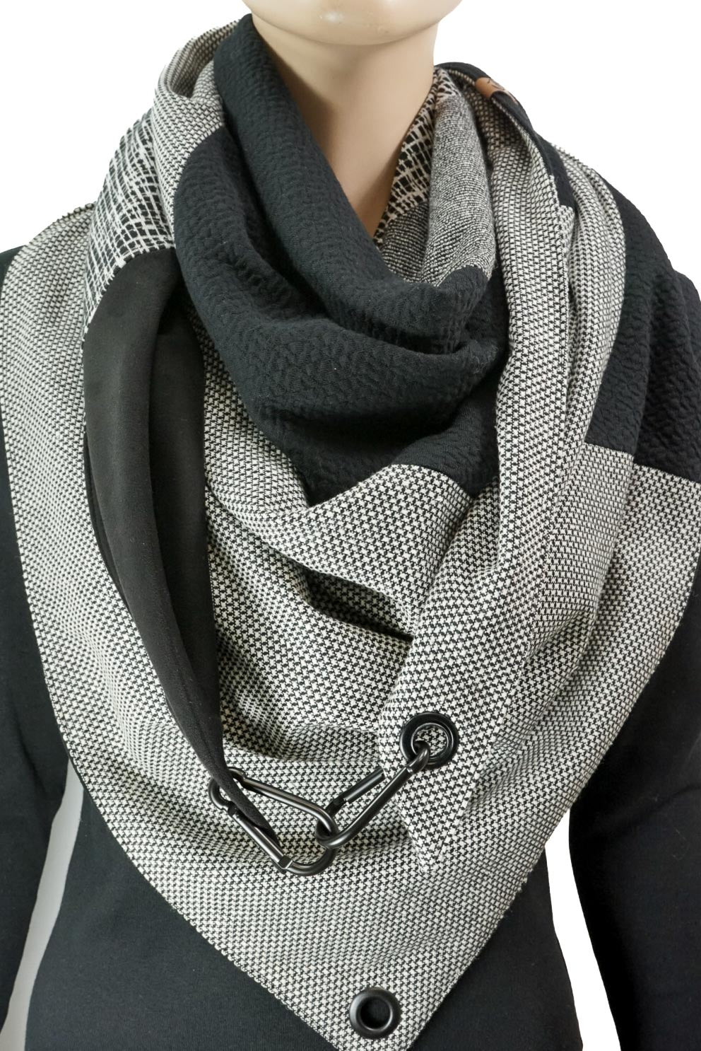 Karabinertuch CROSSLINE BLACK