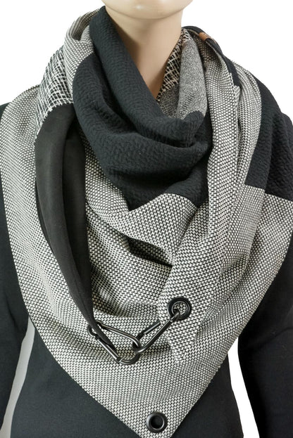 Karabinertuch CROSSLINE BLACK