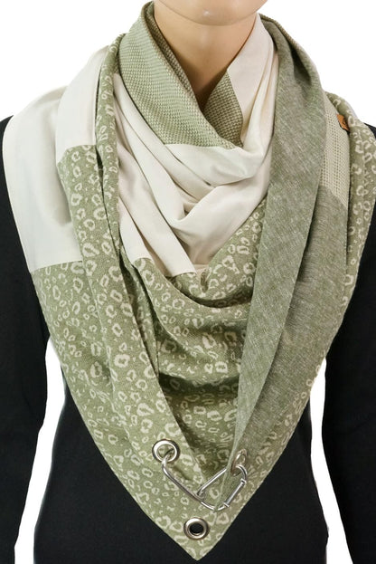 Karabinertuch OLIVE LEO MIX