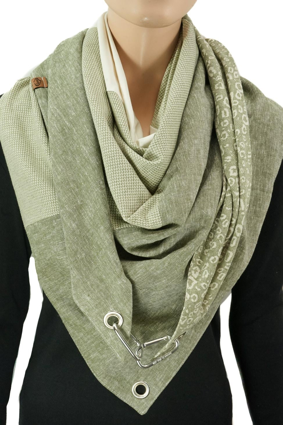 Karabinertuch OLIVE LEO MIX