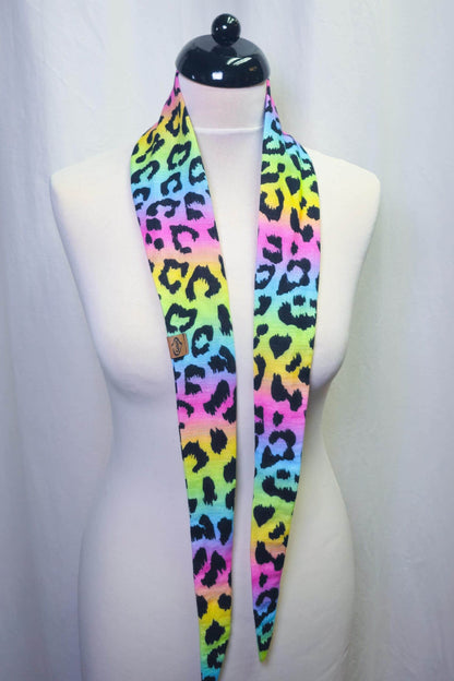 MINI Schal Leo Regenbogen | 100% Baumwolle