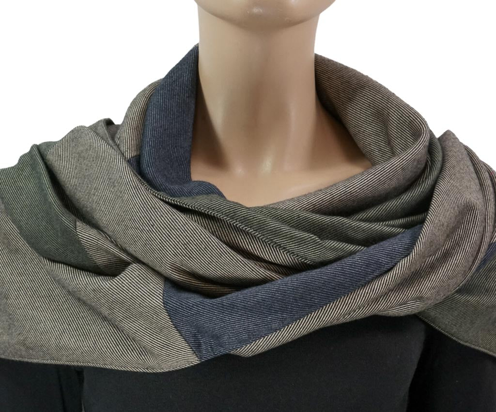 Karabinertuch TORINO | Khaki • Beige • Blau • Beige