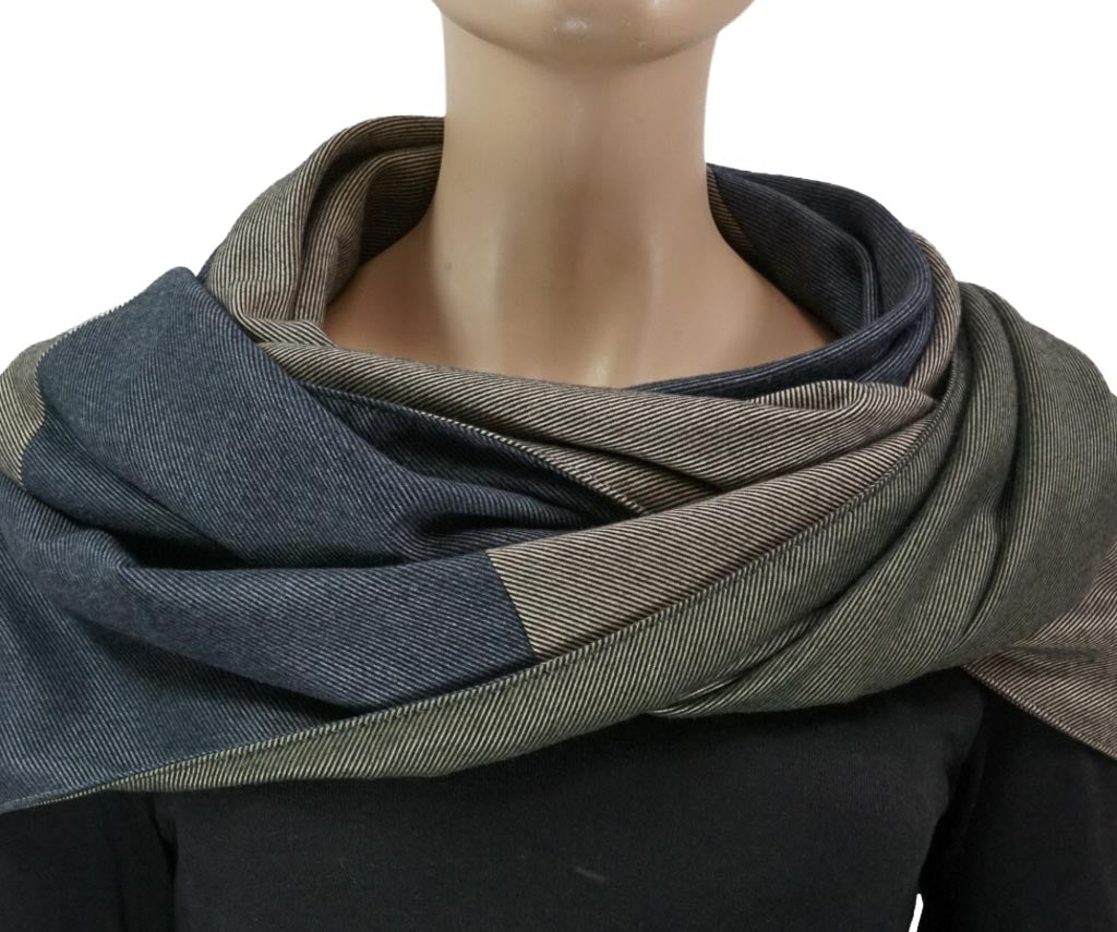 Karabinertuch TORINO | Khaki • Beige • Blau • Beige