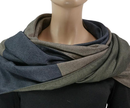 Karabinertuch TORINO | Khaki • Beige • Blau • Beige