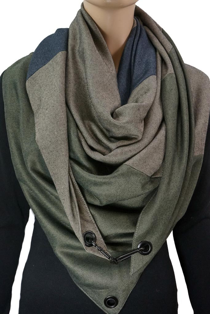 Karabinertuch TORINO | Khaki • Beige • Blau • Beige