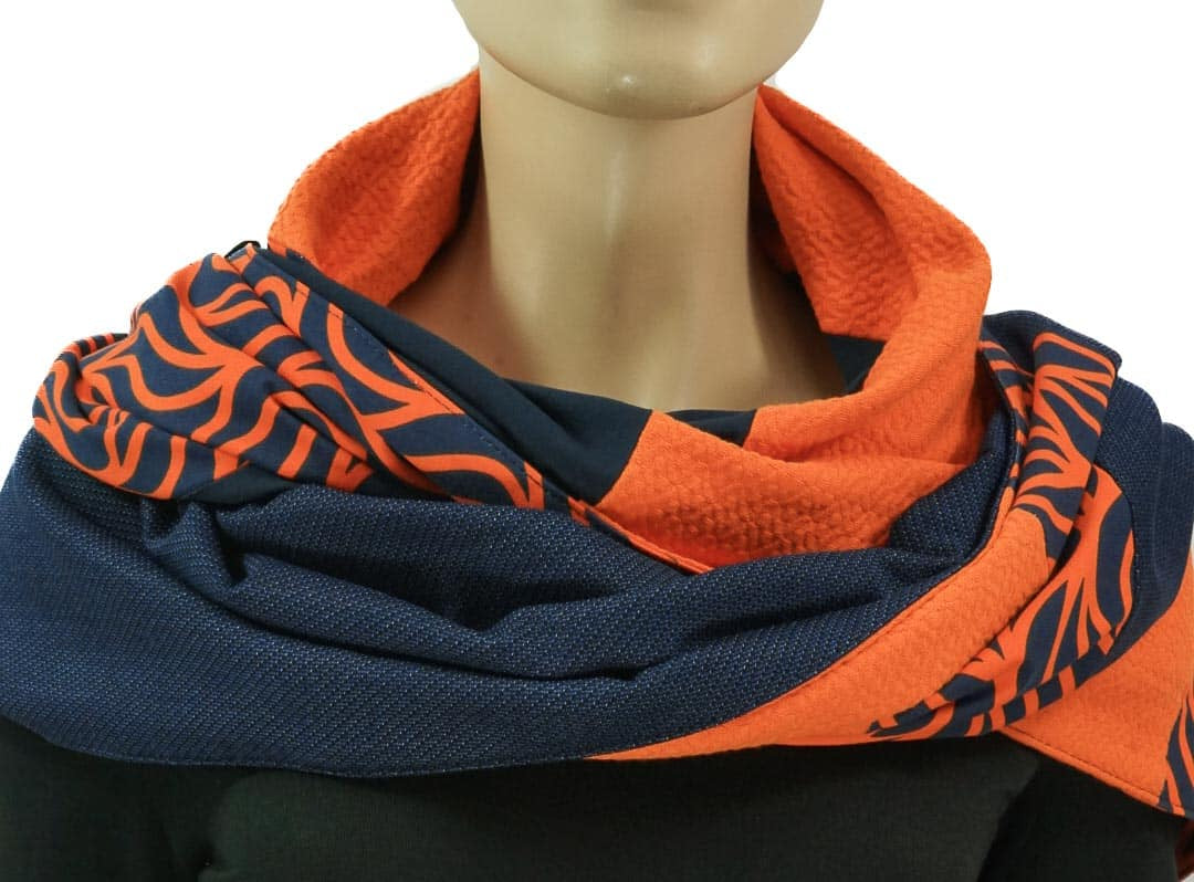 Karabinertuch Navy Flame