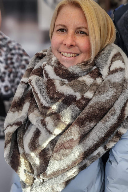 Karabinertuch Cozy Winter – extra flauschig &amp; wärmend