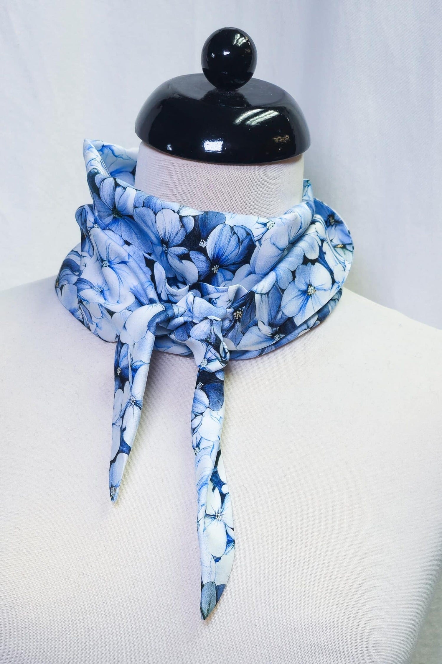 MINI Schal Hortensie Blau