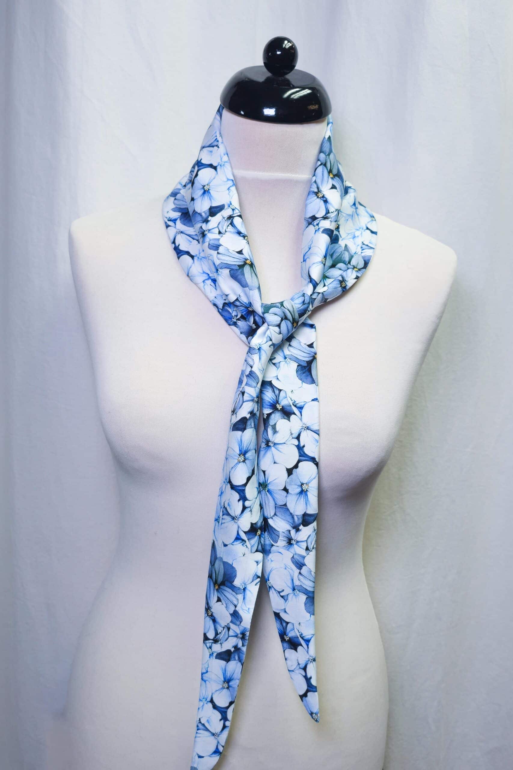 Karabinertuch Hortensie Blau