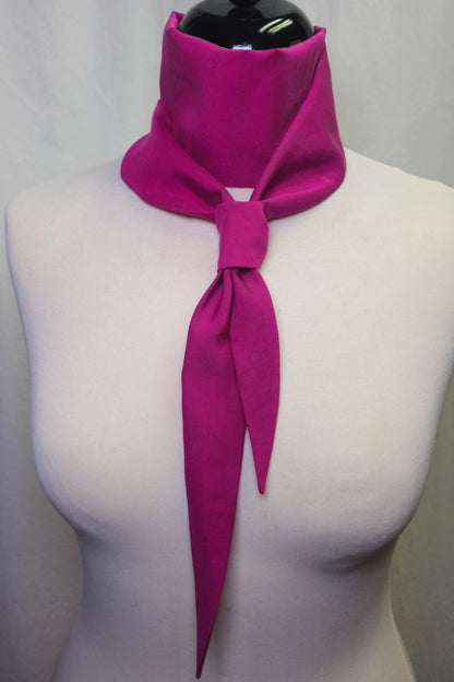 Karabinertuch, Sommertuch in Fuchsia, EINLAGIG
