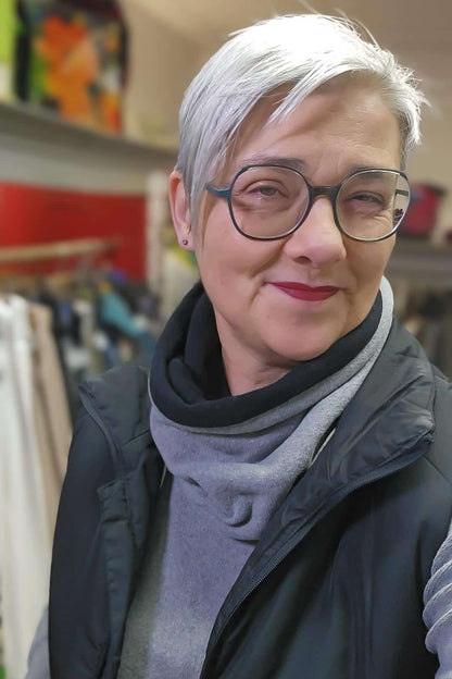 Maxiloop | Baumwollstrick | 2-farbig | Farbkombi frei wählbar