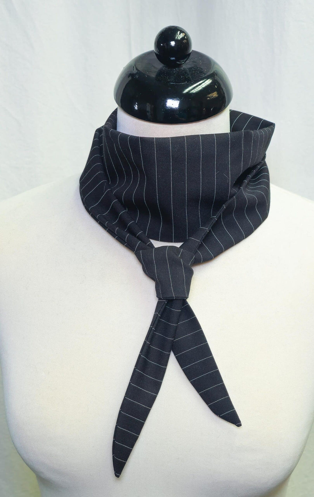 MINI Schal Nadelstreifen Schwarz