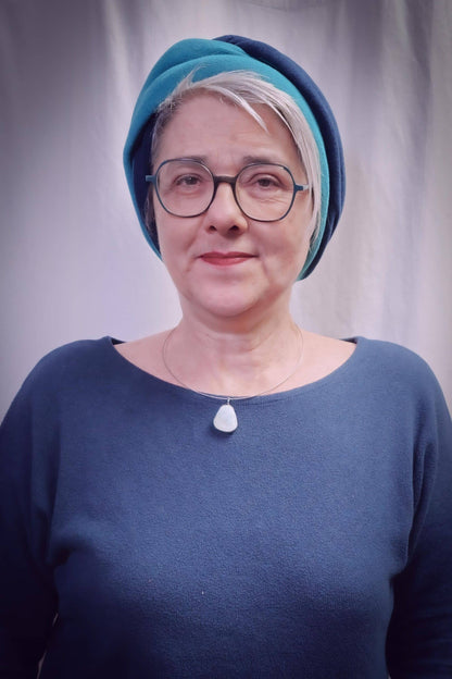 Multi-Wickelschal | Strickstoff | 2-farbig | Farbkombi frei wählbar