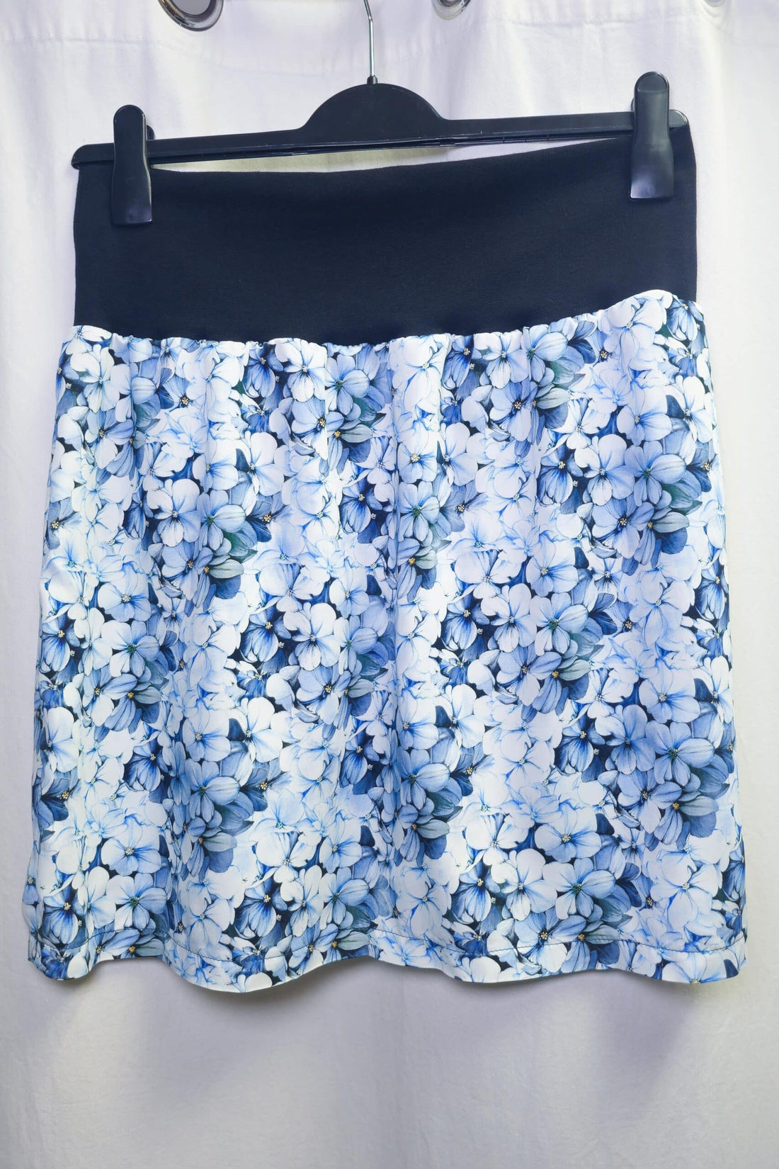 Set mit Rock Hortensie BLAU