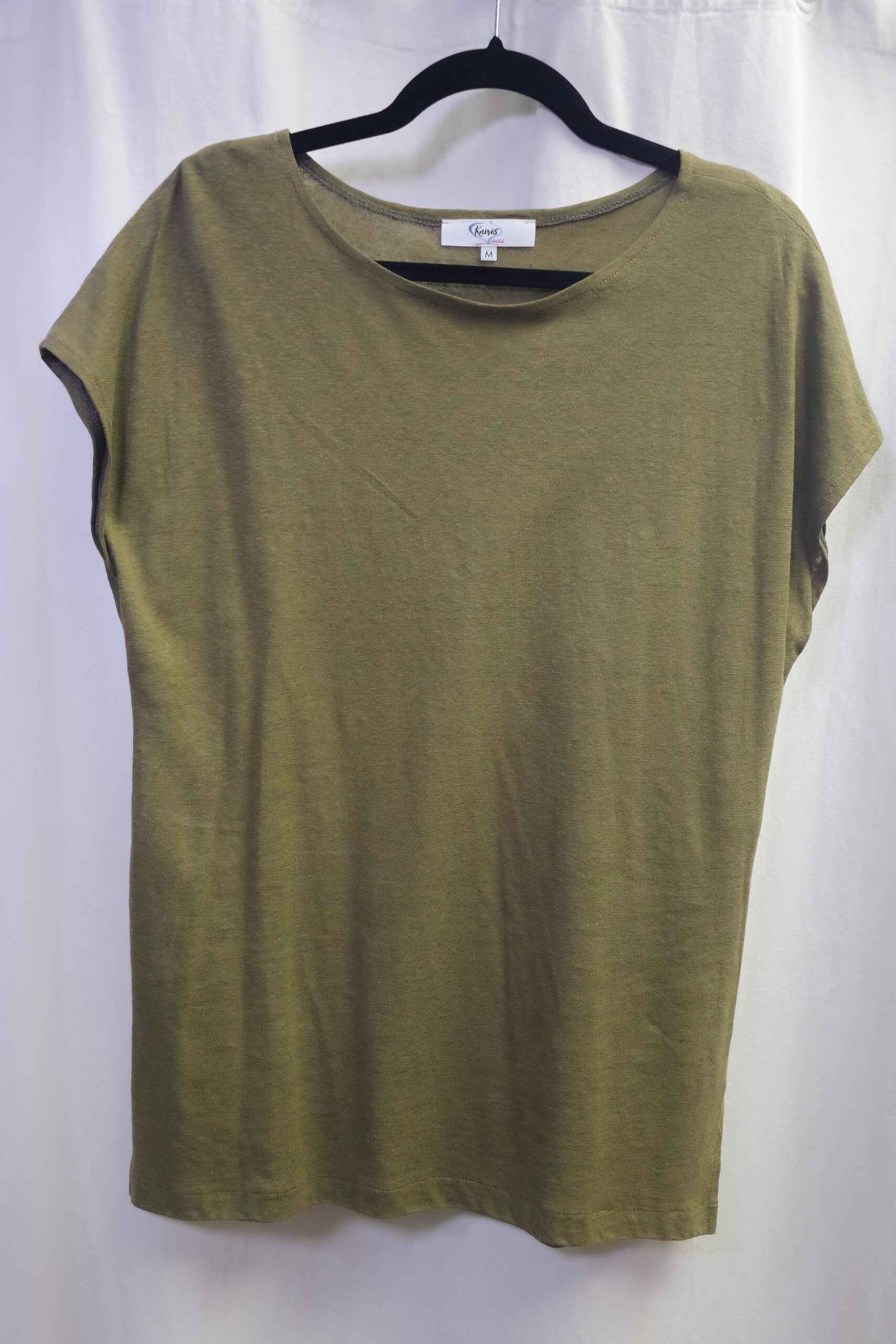 Shirt_FRANCA_Leinen/Baumwoll Strick_kurzarm