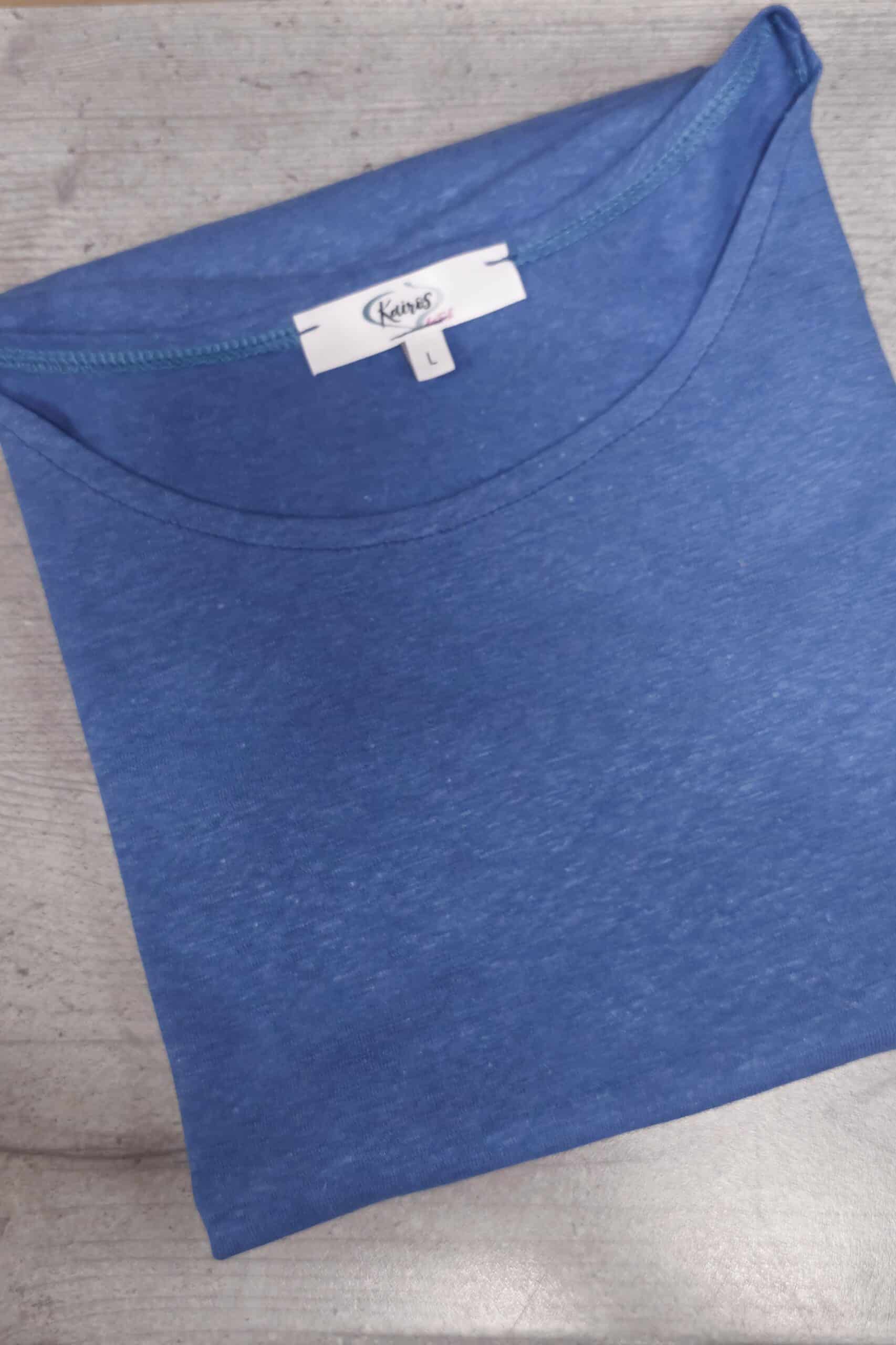 Shirt_FRANCA_Leinen/Baumwoll Strick_kurzarm