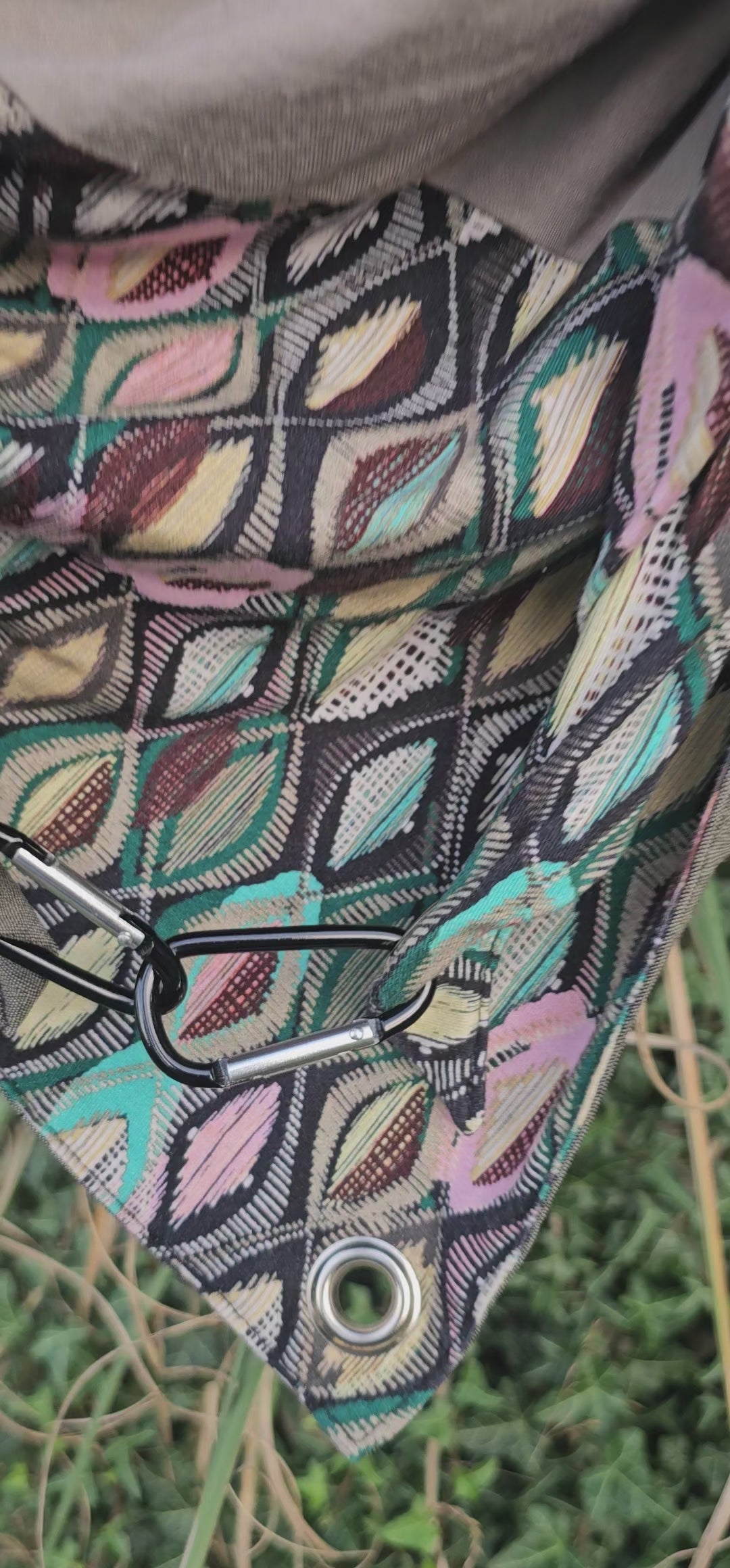 PRE-LOVED Karabinertuch Unikat 