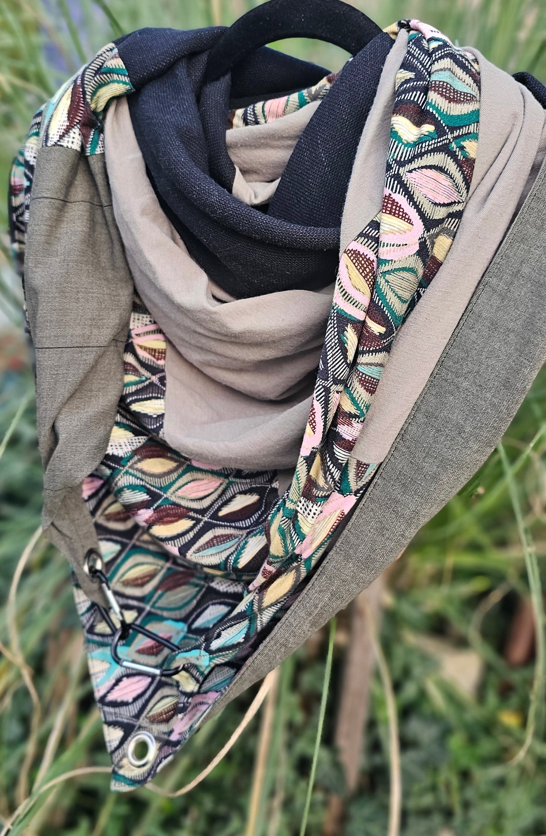 PRE-LOVED Karabinertuch Unikat 