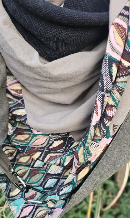 PRE-LOVED Karabinertuch Unikat 