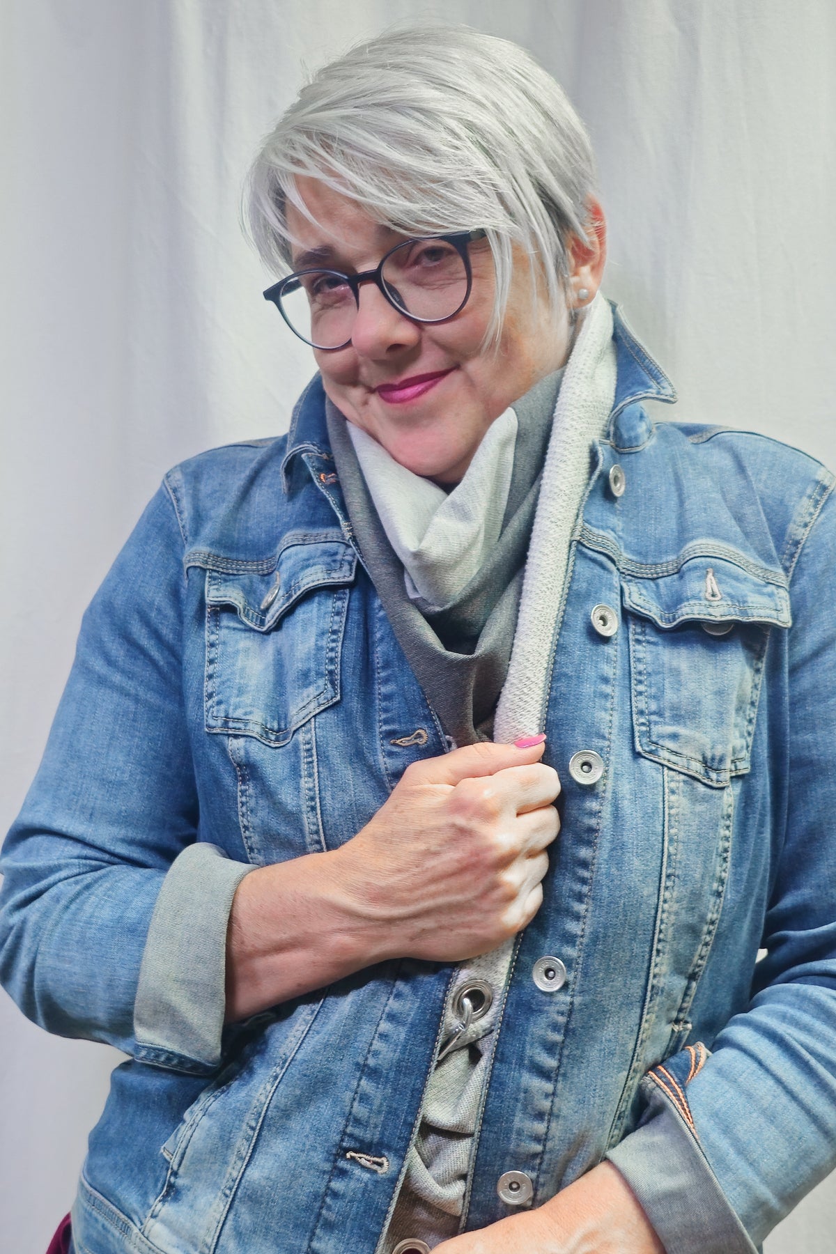 Karabinertuch SILVER MIX | Klassiker in grau